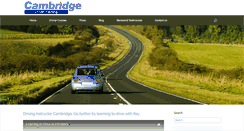 Desktop Screenshot of drivinginstructorcambridge.com